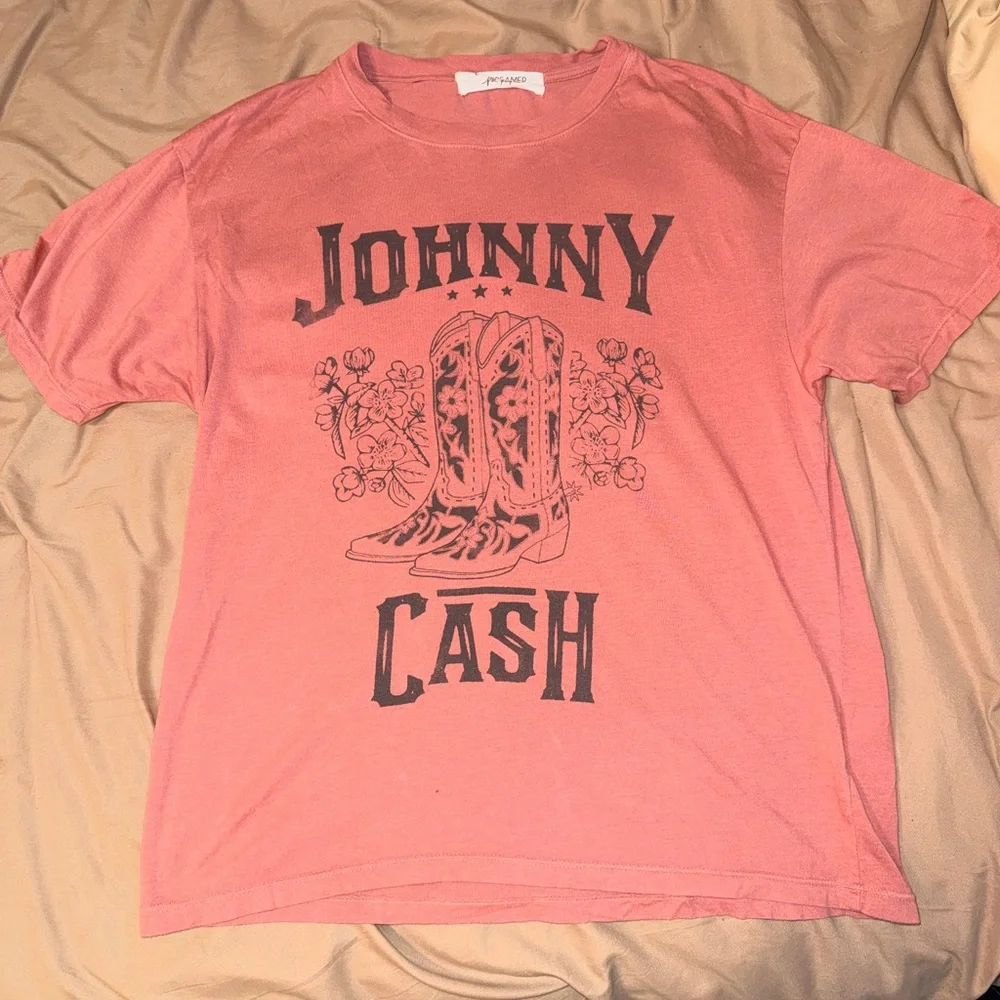Free People Johnny Cash Graphic Tee - Rust - Picture 4 of 5